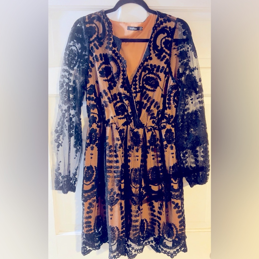 Lace dress long sleeve